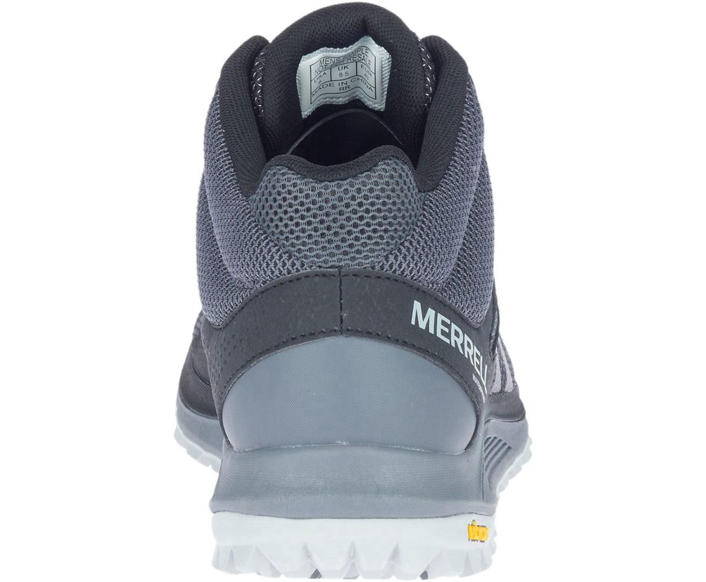 Merrell Work Shoes Black - Nova 2 Mid Waterproof Wide Width - Mens 78PSVGDNT